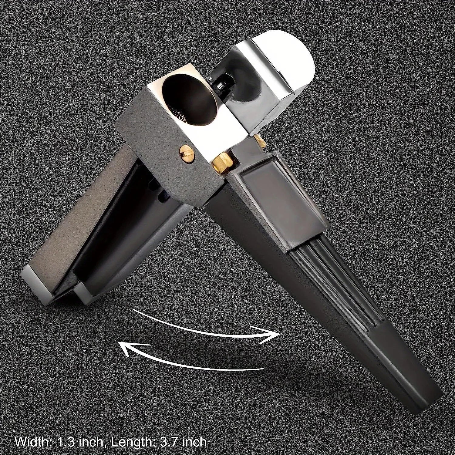 Dual-Function Retro Metal Lighter Combo Portable, with tube, foldable, soft flame. Fits smoking, camping, BBQ, kitchen—practical for men (No Fuel).premium next gen mecha rocker lighter