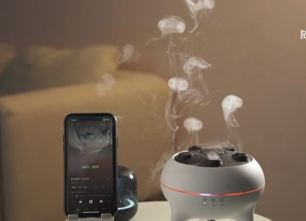 Portable Jellyfish - Design Air Humidifier – Remote Control, Dynamic Fragrance Mist & Decorative Night Light, Ideal for Home & Office, Creative Decorative Appliance - Image 6