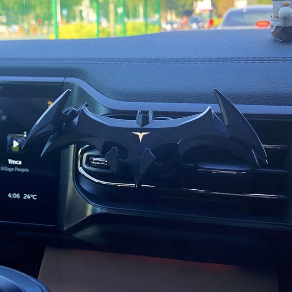 Bat - Inspired Gravity Car Phone Holder – Air Outlet Mount, 4 - 6.5'' Device Compatible, Navigation Ready, VIKEFON Auto Accessory - Image 3