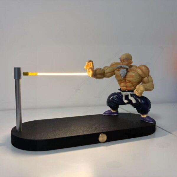 Dragon Ball Master Roshi Kamehameha Night Light – Touch - Activated, Magnetic Design, Anime Desk Decor & Toy Gift for Fans - Image 4