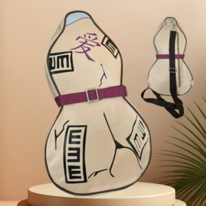 Naruto Gaara Gourd Backpack – Anime - Inspired Bag for Daily Use, Cosplay & Collection