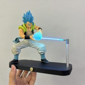 In Stock Dragon Ball Magnetic Levitation Night Light Figure – Featuring Super Four Vegeta, Broly & Wogeta, Magnetic Design, Ideal Desktop Decor & Gift for Fans