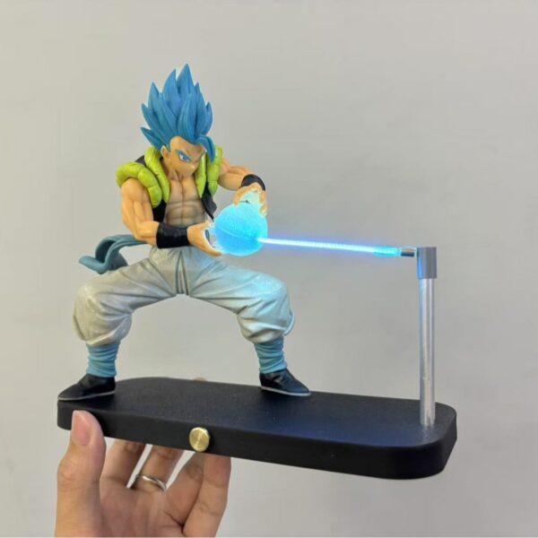 In Stock Dragon Ball Magnetic Levitation Night Light Figure – Featuring Super Four Vegeta, Broly & Wogeta, Magnetic Design, Ideal Desktop Decor & Gift for Fans