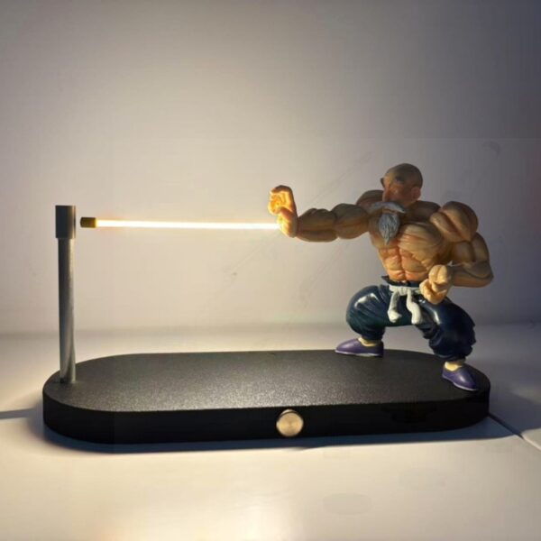 Dragon Ball Master Roshi Kamehameha Night Light – Touch - Activated, Magnetic Design, Anime Desk Decor & Toy Gift for Fans - Image 5