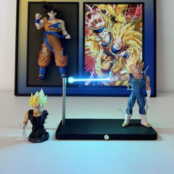 In Stock Dragon Ball Z Magnetic Night Light – Vegeta Saiyan Figure, Anime Peripheral Desktop Decor, Ideal Toy Gift for Fans - Image 2