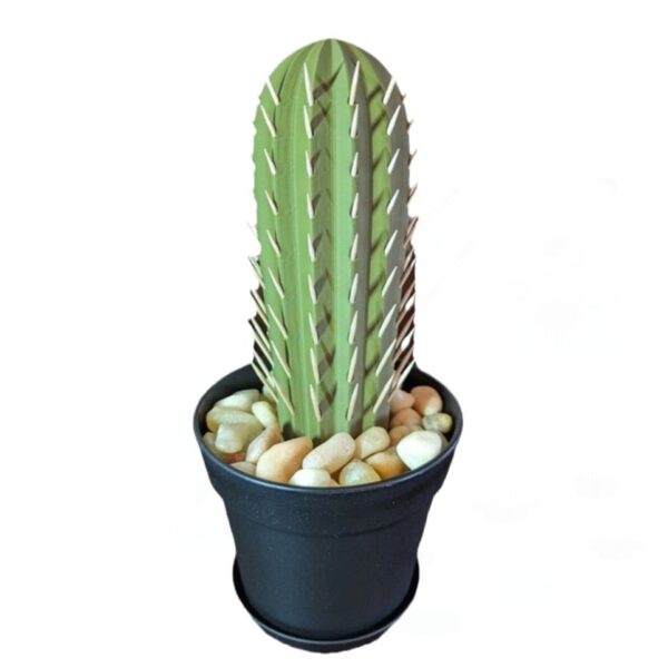 3D Printed Cactus Toothpick Holder & Dispenser – Fun Quirky Decor for Home/Office/Desktop, Ideal Gift for Friends & Cactus Lovers, Creative 3D Craft Accent - Image 4