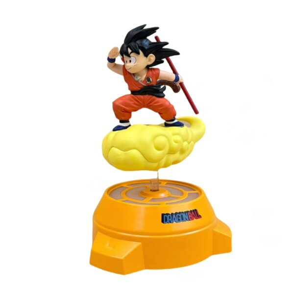 Dragon Ball Goku Rotating Night Light & Action Figure – USB - Powered Anime Bedside Lamp, Ideal Gift for Goku Fans, Anime Collectible Decor - Image 4