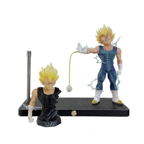 In Stock Dragon Ball Z Magnetic Night Light – Vegeta Saiyan Figure, Anime Peripheral Desktop Decor, Ideal Toy Gift for Fans - Image 3