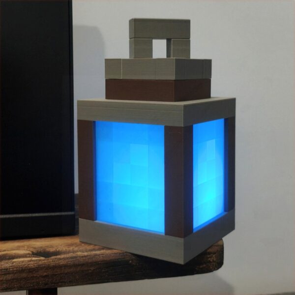 25CM Minecraft Luminous Lantern Night Light – Rechargeable, Bedroom Atmosphere Creator, Same - Style Game Peripheral for Kids' Room Decor - Image 3