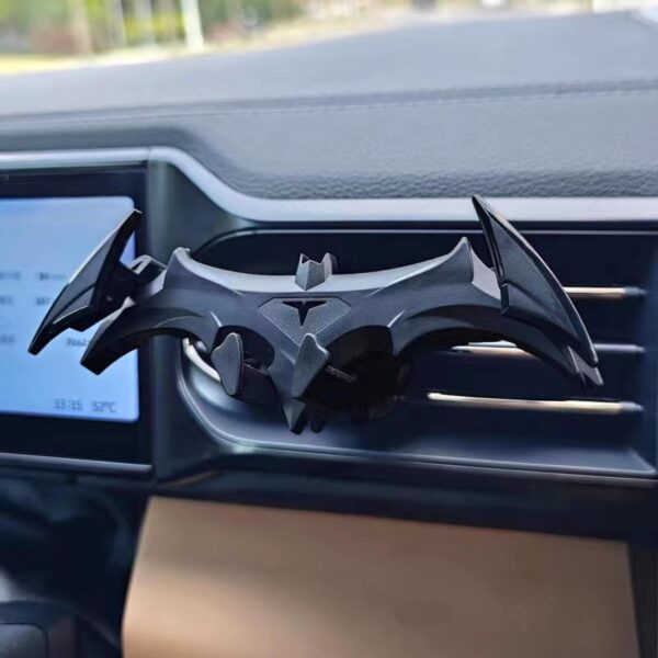 Bat - Inspired Gravity Car Phone Holder – Air Outlet Mount, 4 - 6.5'' Device Compatible, Navigation Ready, VIKEFON Auto Accessory - Image 2