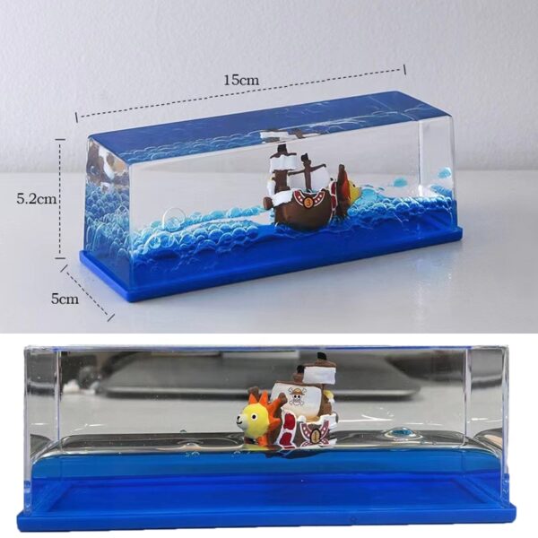 Anime Sunny Ship in a Bottle Fidget Toy & Desk Decor – Going Merry/Pirate Thousand Reference, Cool Personalized Gift, Ideal for Anime Fans & Desk Decoration - Image 3