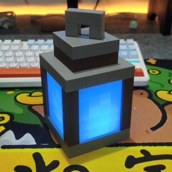 25CM Minecraft Luminous Lantern Night Light – Rechargeable, Bedroom Atmosphere Creator, Same - Style Game Peripheral for Kids' Room Decor - Image 6