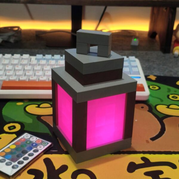 25CM Minecraft Luminous Lantern Night Light – Rechargeable, Bedroom Atmosphere Creator, Same - Style Game Peripheral for Kids' Room Decor - Image 7